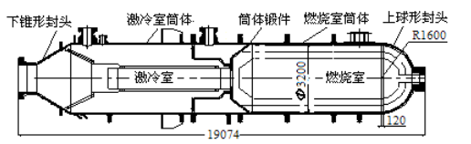 钢铁气化炉结构图